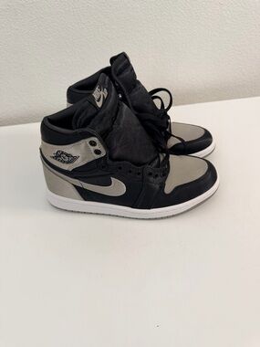 Air Jordan 1 Size 3Y Retro High OG PS Satin Shadow Black Grey FD5304-010 New